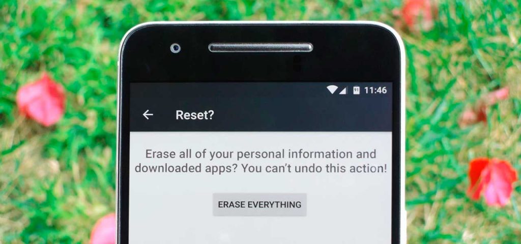 hack a phone password Using the factory reset