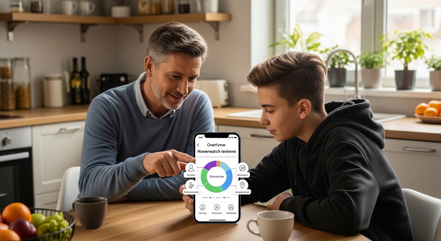 hoverwatch reviews overview showing who uses the tracking app