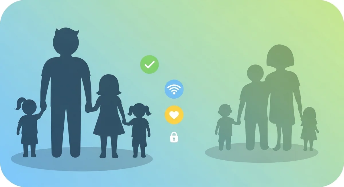 Popular tracking app icons with iOS and Android compatibility badges.