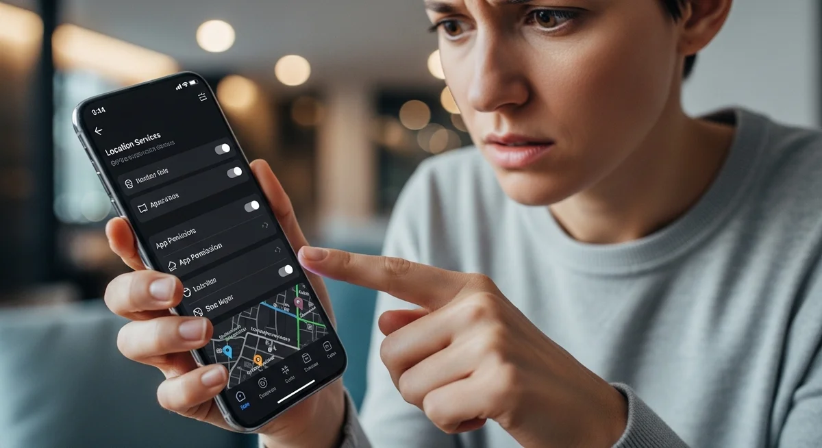 Troubleshooting phone location tracking settings