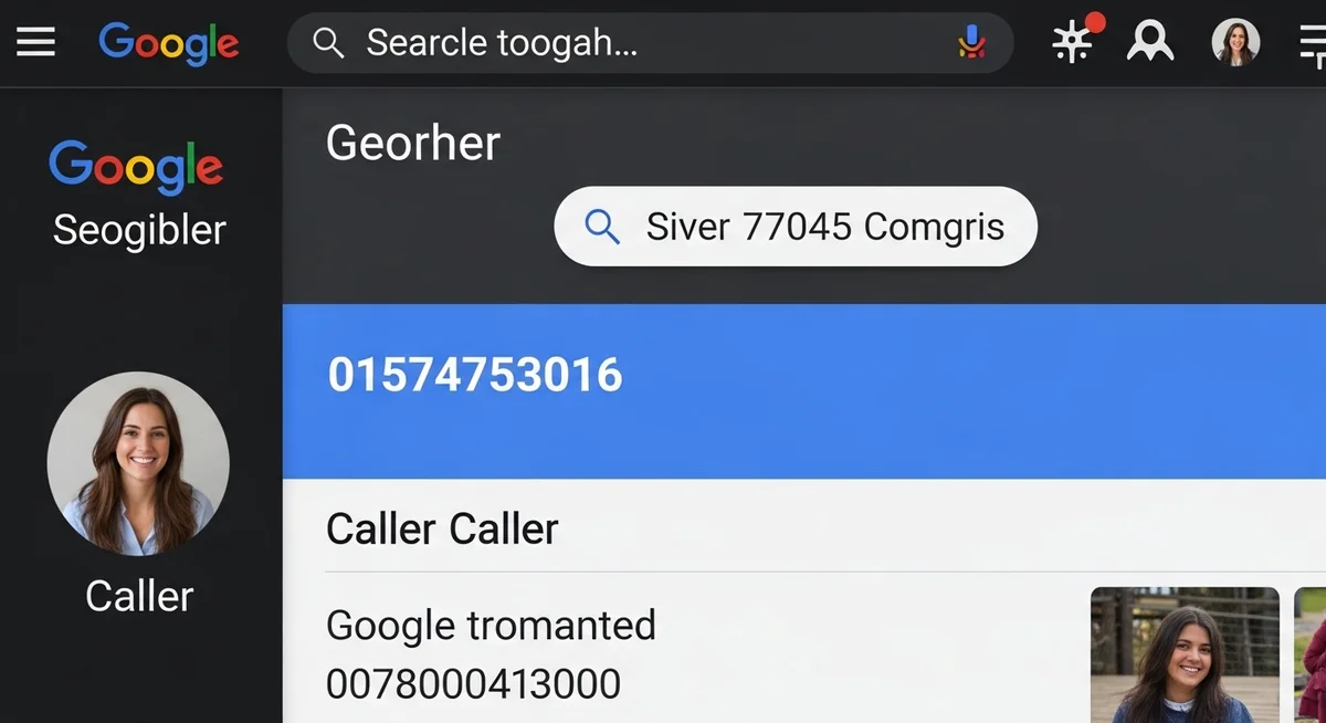 Google search results for phone number displaying caller information and scam reports