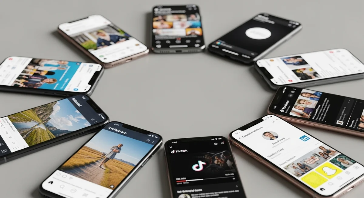 Multiple social media platforms for finding people