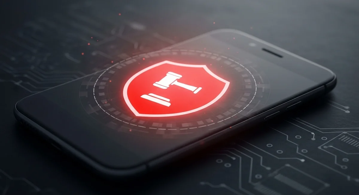 track a phone - track someone phone - Phone tracking risks and legal warning concept
