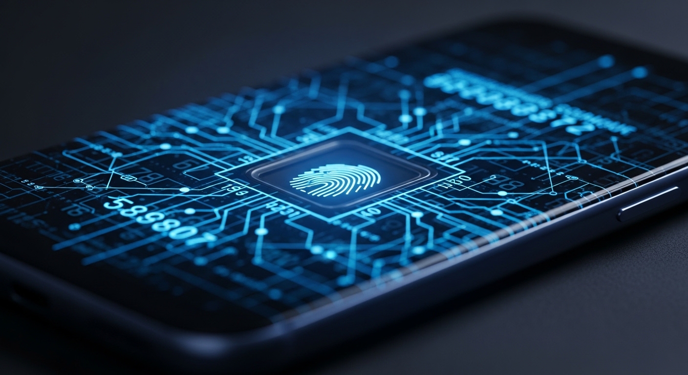 biometric security bypass demonstration on smartphone