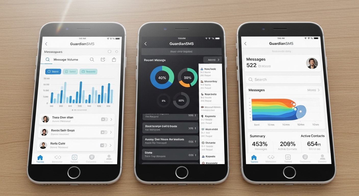 Third-party SMS monitoring apps