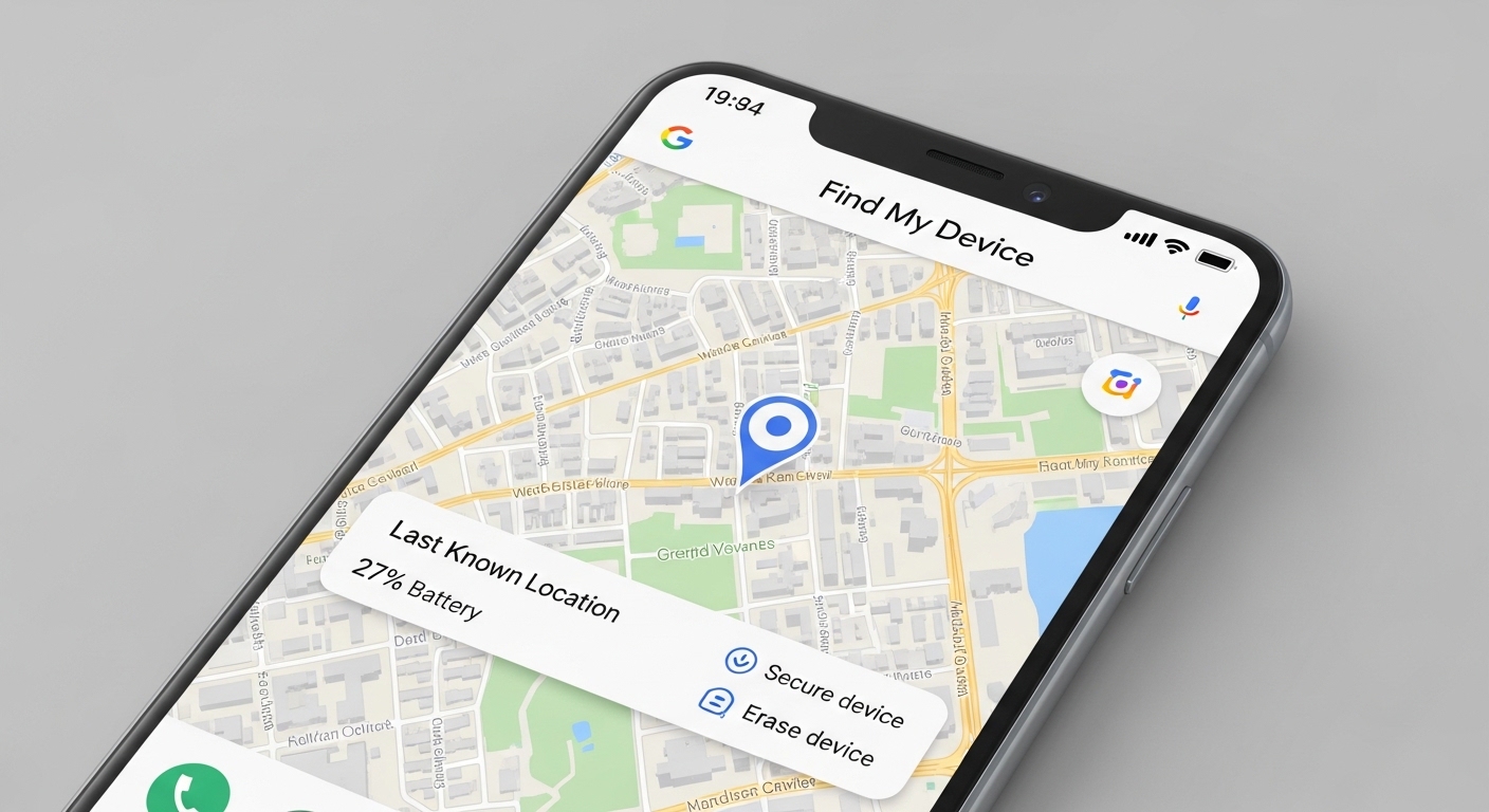 find lost android phone using Google Find My Device