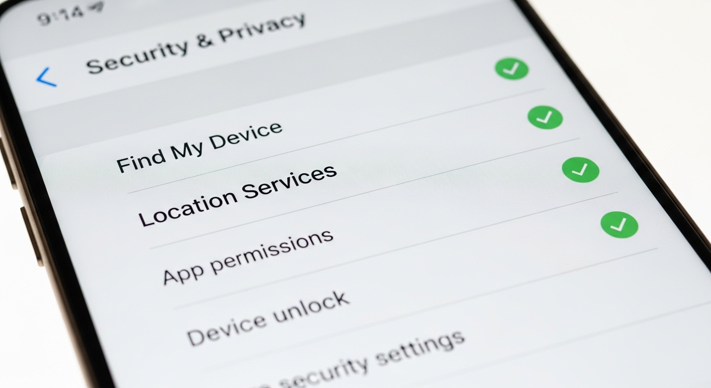 phone protection settings