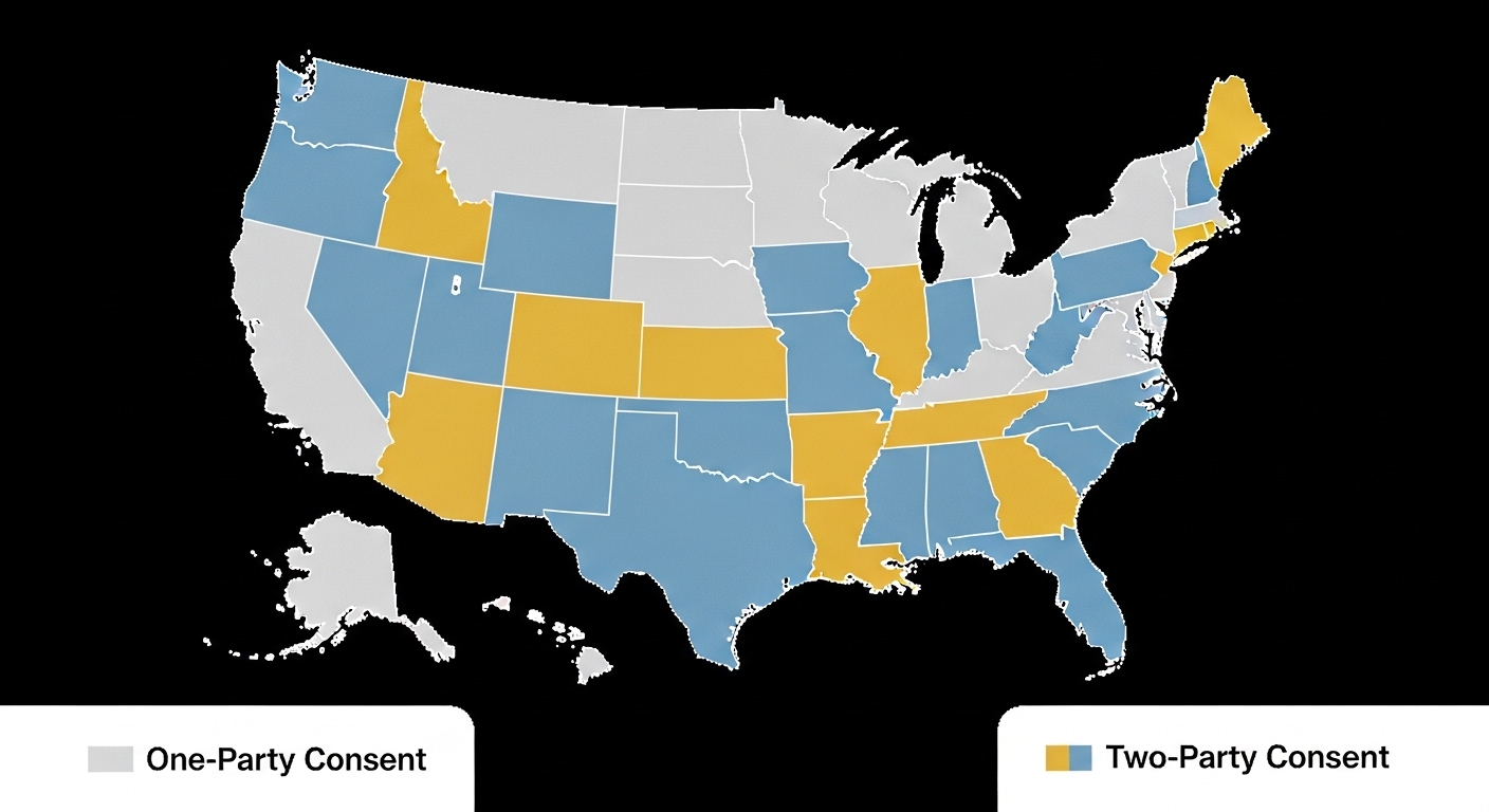 state consent laws map