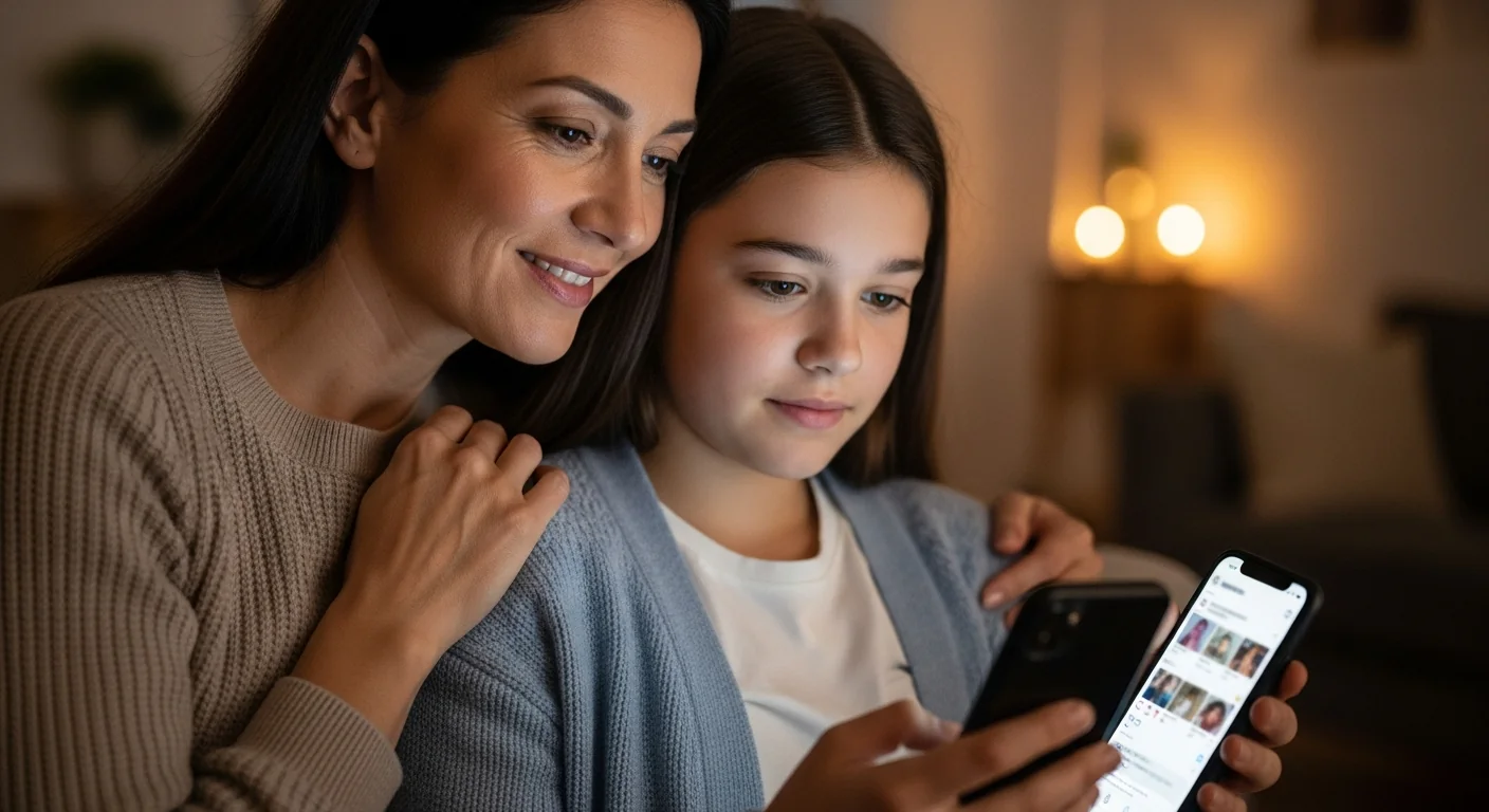 Monitoring a child's TikTok account